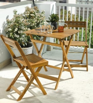 Conjunto plegable de madera Acacia Túnez por solo 79,99€