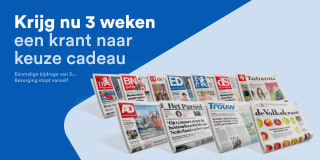 3 weken de krant voor €3 via Kiosk