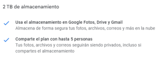 Gratis 2 meses de One Google Plan Al Premium