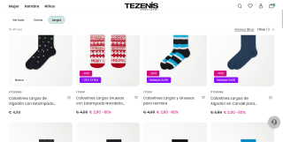 5 pares de calcetines Tezenis por 5€