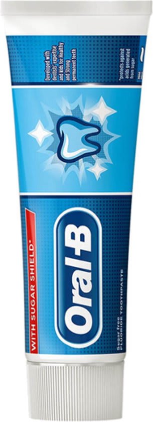 12x Oral-B Tandpasta Oral-B Junior 6+ Fluoride 75 ml voor €13,02 bij Plein