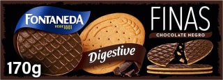 Fontaneda Digestive Galletas Finas con Chocolate Negro 170g por 1,48€