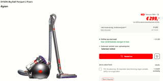 Dyson Big Ball Parquet 2 - Stofzuiger paars zonder zak voor €299 bij de MediaMarkt