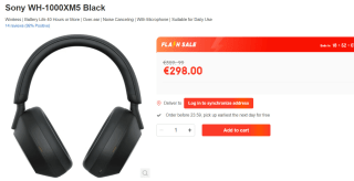 Sony WH-1000XM5 Zwart voor €298 bij Ochama