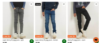 2 jongens jeans voor €35 bij Terstal