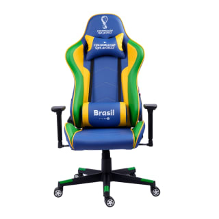 Cadeira Gamer da Copa do Mundo do Qatar 2022, modelo Especial Brasil - R$ 789,30