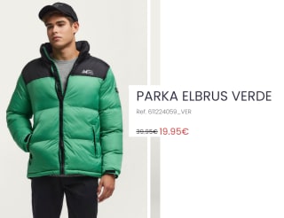 Parka para Hombre Elbrus por 19.95€