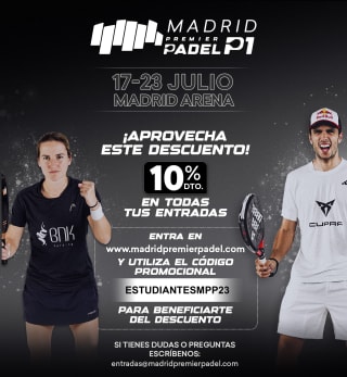 10% descuento en tu entrada por ser estudiante