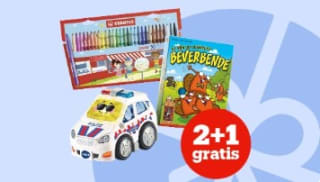 2+1 gratis op schoencadeautjes bij Bol.