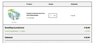 1+1 gratis op Pampers Harmonie Aqua Paw Patrol Babydoekjes 15 x 48 stuks voor €29,99 bij Kruidvat