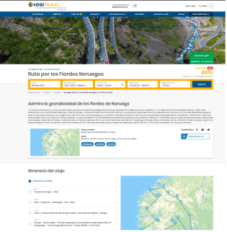 Fiordos Noruegos 8 días de ruta en coche con vuelos y alojamientos desde 499€ PxPm2