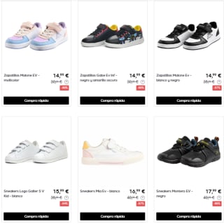 Liquidación hasta 90% descuento Kappa ropa y calzado muy buenas ofertas