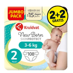 Kruidvat Newborn luiers 2+2 gratis