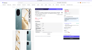 Honor 200 5G 12GB RAM 512GB ROM Verde por 282,13€