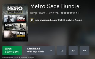 Metro Saga Bundle Xbox X/S voor €11,99