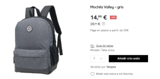 Mochila Kukuxumusu Valley por 14.99€