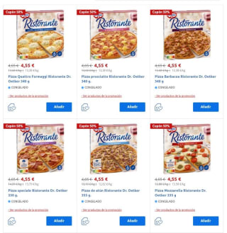 50% que vuelve en Carrefour.