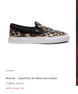 30% descuento EXTRA + 10% primera compra ropa y calzado DC Shoes precios locos