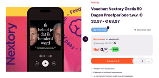 90 dagen Nextory voor €0,50 bij iBOOD