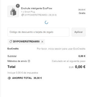 Gratis Enchufe inteligente EcoFlow