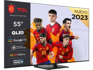 TV 55" QLED TCL 55C745 4K HDR Pro 144H + 100€ regalo + 12 meses Filmin por 549,99€