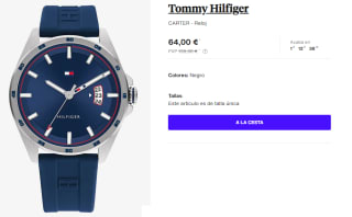 Reloj para Hombre Tommy Hilfiger CARTER por 64€