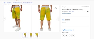 Short Hombre Session Citric por $6.990