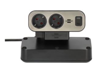 Stekkerdoos Brennenstuhl bureau Estilo 10 voudig voor €39,33 bij Goedkoopste-kantoorartikelen