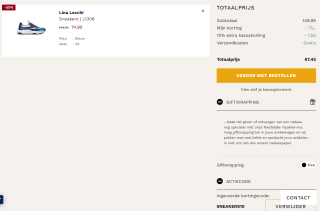 10% extra korting op sneakers uit de Sale bij Van den Assem