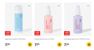 Tot 50% stapelkorting op HEMA gezichtsverzorging