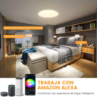 Lámpara de techo inteligente por $791 en Amazon