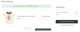 10% extra korting op alle sale bij Noppies