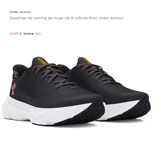 Zapatillas de running de mujer UA W Infinite Print Under Armour por 49.95€