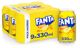 18 latas de Fanta Naranja o Fanta de Limón 330ml por 9,04€