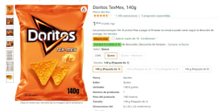 Doritos TexMex de 140g por 0,95€