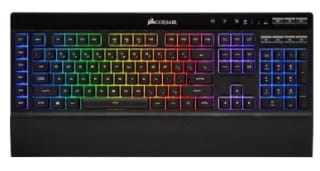Clavier Gaming sans fil Corsair K57 RGB - Noir (AZERTY) à 59,99€