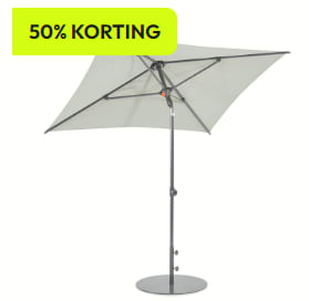 50% korting op Leco parasols bij Timco Voordeelmarkt