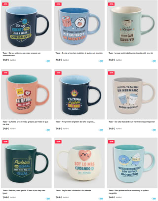 MR WONDERFUL - Tazas por 7,48€