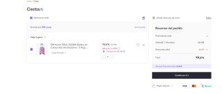 Maleta de Viaje de Cabina con Ruedas Silenciosas por 19,87€