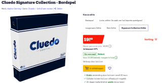 Cluedo spel special editie : Signature Collection voor €19,99 bij bol.com