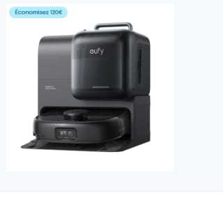 Robot aspirateur Eufy Omni E28 + SmartTrack Link Eufy Security à 999€
