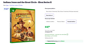 Indiana Jones and the Great Circle voor €64,99 met Bol select