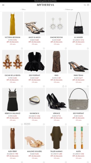 -10% de Descuento Extra en Moda de Fiesta en Mytheresa.