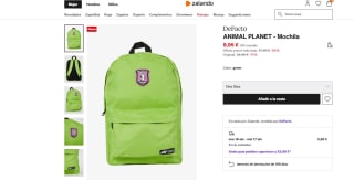 Recopilacion mochilas marca Defacto por 9,90€