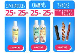 25% Ddto. en snacks, champús y limpiadores marca BVS