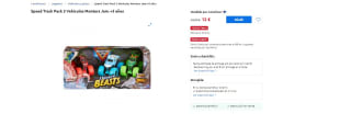 Monster Jam, Paquete de 3 Charged Beasts por 12€