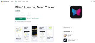 APP Blissful Journal Mood Tracker para Android Gratis