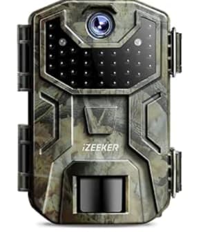Cámara de Caza Nocturna de 32MP HD con 940nm IR LED Sin Brillo Invisible, de Impermeable IP66 por 25.26€