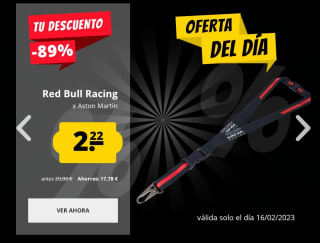 Cordón para llaves Red Bull Racing por 2,22€