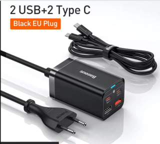 Baseus Gan3 100/ 65W Desktop Oplader voor €24,19 dmv code bij Aliexpress
